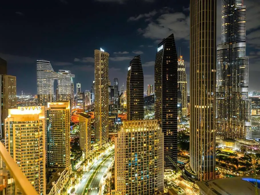Modern High Rise 2Br Apartment With Burj Khalifa Views, Steps From Dubai Opera And Near Dubai Mall الإمارات العربية المتحدة