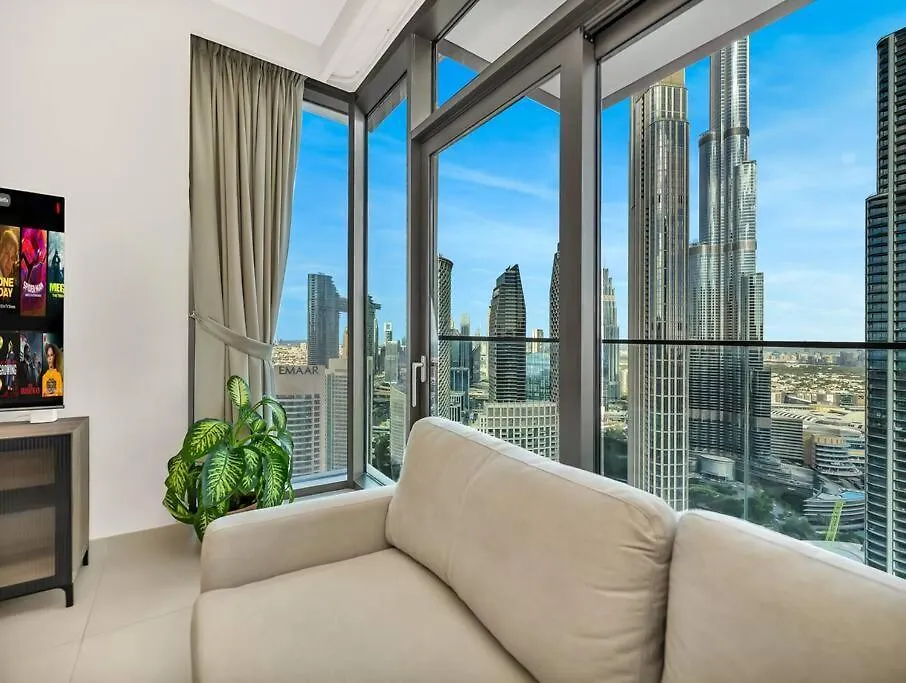 Modern High Rise 2Br Apartment With Burj Khalifa Views, Steps From Dubai Opera And Near Dubai Mall United Arab Emirates